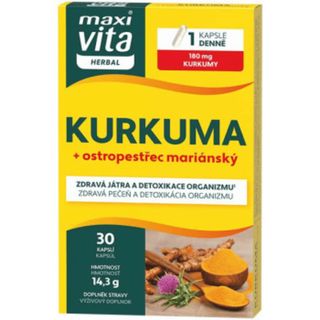 MAXI VITA kurkuma + sikavica kapsule | 8595011144659