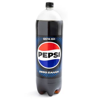 Pepsi Zero Zahar, bautura cu aroma de cola, pet, 2.5L