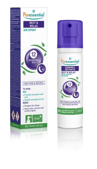 RestRelax Spray aerian cu 12 uleiuri esentiale,75 ml,Puressentiel