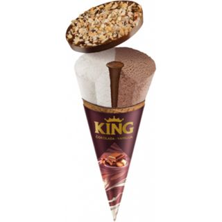 Sladoled King Kornet Čoko.Vanilija 160Ml