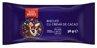 Hanul Boieresc Biscuiti crema cacao 36 g