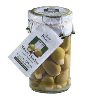 Zelene masline s bademima 300 g