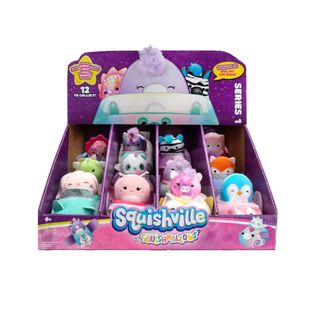 SQU: SQUISHMALLOWS 5CM - SQUISHMALLOWS U VOZILIMA SORT 701-11107