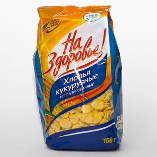 НА ЗДОРОВЬЕ Fulgi de porumb neglazurați 150g