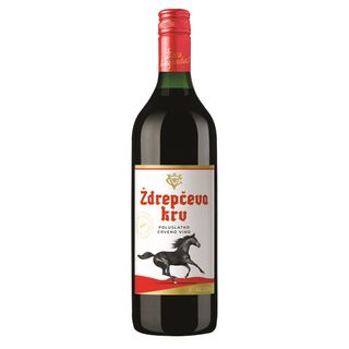 zdrepceva krv- poluslatko crveno vino  1l