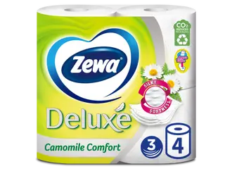 Hartie igienica Zewa Deluxe Camomile Comfort 3 straturi 4 role