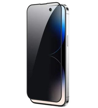 FOLIE PROTECTIE ECRAN STICLA 3D PRIVACY CELLARA PENTRU IPHONE 15 PRO MAX - NEGRU,WS75822