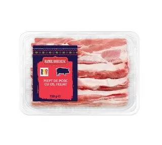 Hanul Boieresc Piept de porc feliat cu os 750 g