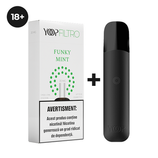 Device YOOP 2.0 + FILTRO Funky Mint 20 mg/ml