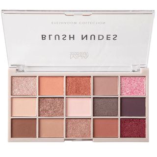 MUA MAKEUP paleta sjenki 15 blush nudes | 5055402980233