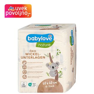 babylove nature podloga za  povijanje 10kom