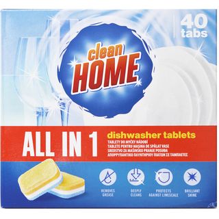 Clean Home, Tablete pentru masina de spalat vase 40 buc. (ID 62661)