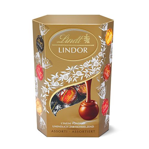 Lindt Lindor бонбони асорти корнет  200g