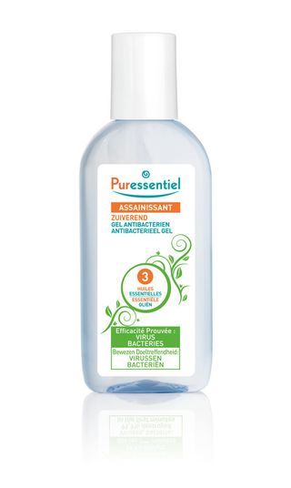 Gel antibacterian cu 3 uleiuri esentiale,Purifying,80 ml,Puressentiel