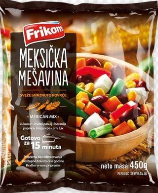 SMRZNUTO POVRĆE FRIKOM MEKSIČKA MEŠAVINA 400G