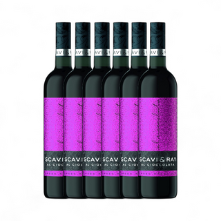 Set 6 x Vin Aromarizat Scavi&Ray Rosso al Cioccolato 10%,  0.75 l