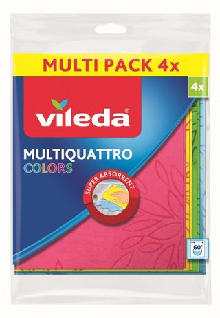 Set višenamjenskih krpa 36x34cm 4/1 Multiquattro Colors Vileda 164519