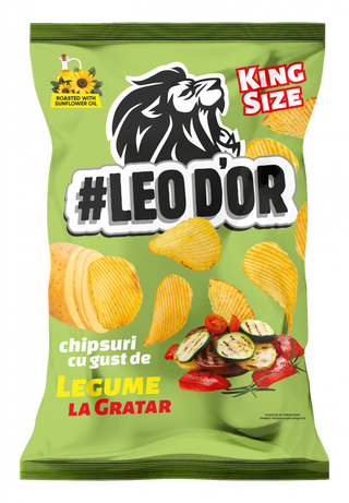 Chipsuri Leodor cu legume la gratar 100g