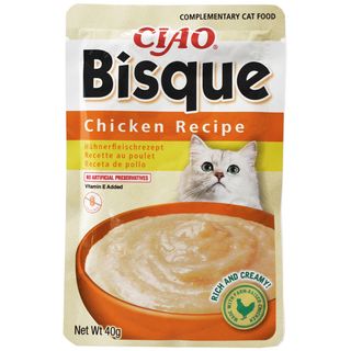 Inaba, Hrana umeda pentru pisici, bisque cu pui 40g (ID 69516)