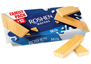 Napolitane Roshen cu lapte 216 g