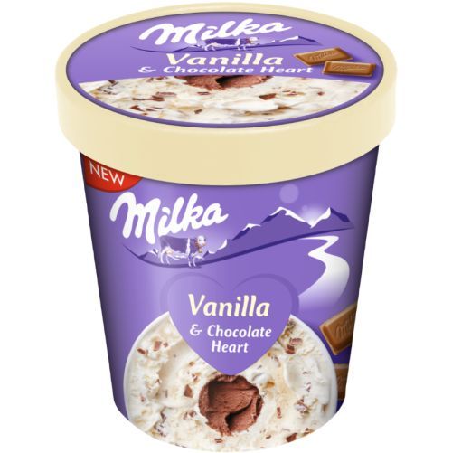 Сладолед Milka Ванилия и шоколад