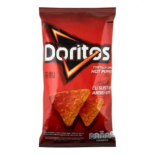 Tortilla chips cu gust de ardei iute Doritos, 90 g