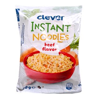 Clever инстантни нудли супа телешко 60 ГР / 38953034