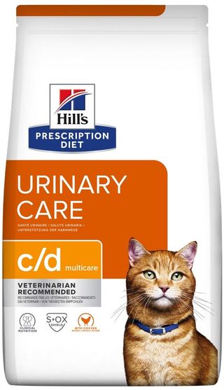 HILL's PD FELINE C/D Hrană uscată pt prevenirea recurenţei struviţilor, cu Pui 400g