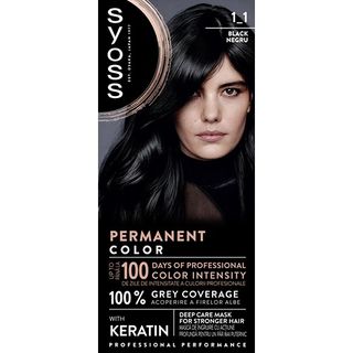 Syoss Color Baseline Vopsea De Par Permanenta 1-1 Negru