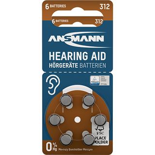 Ansmann Baterii ap. auditiv 1,4V, 6 buc 1 set