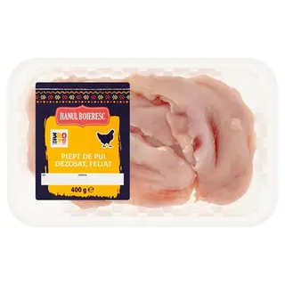 Hanul Boieresc Piept de pui dezosat feliat 400 g 