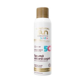 Gerovital Sun Sensitive Spuma Solara Pentru Copii SPF50 150ML