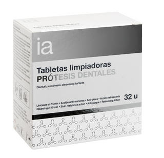 Tablete de curatare pentru proteza dentara, Interapothek | 32 tb