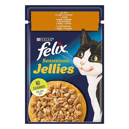 Felix Sensations пауч коте Пиле Моркови