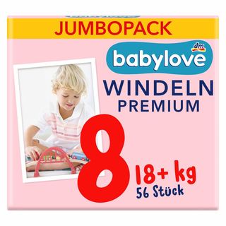 babylove prem scutec jumbo nr8 56 buc