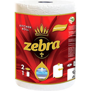 Zebra ProfessIonal Кухненска ролка 2 пласта 1 БР / 38929729