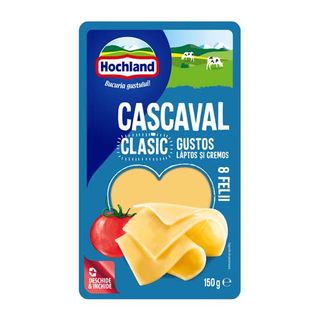 Hochland Cascaval Clasic 45% Felii 150G