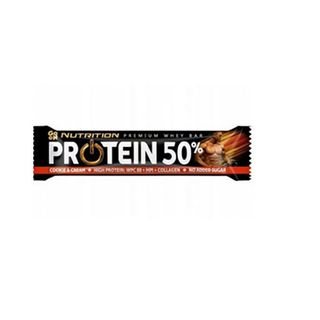 Baton proteic Go On Nutrition Protein 50% Cookie Cream, 40 g
