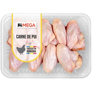 MEGA, Aripi de pui fara varf +/-0.900 Kg (ID 83597)