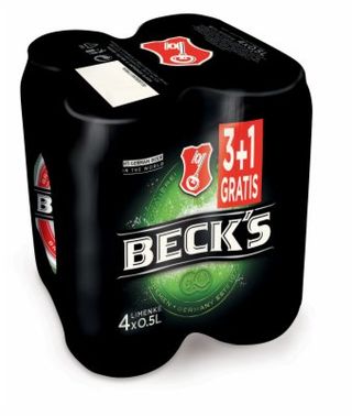 Pivo 3+1 Gratis 4X0,5 L Lim Becks