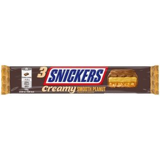Snickers Creamy Trio Baton unt arahide 54.7 g