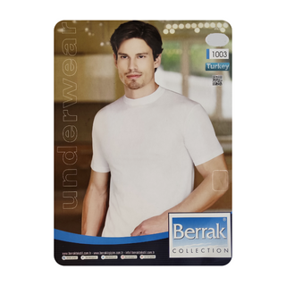 BERRAK majica muška kratki rukav bijela 1003 L | 8693672000489