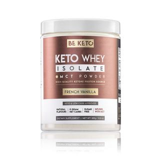 Proteina Whey Izolata Keto + MCT – Vanilie Frantuzeasca 300g