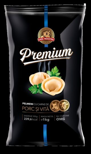 CASA NOASTRA Pelmeni Premium de porc, vita 1kg
