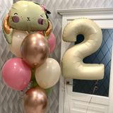 Buchet din baloane " Iepuraș "