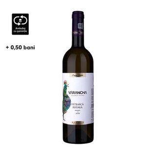 Varancha Feteasca Regala Vin Alb Demisec Ig Dealurile Vrancei St. 0.75L