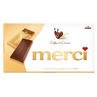 MERCI Шоколад с кафе и сметана 100 ГР / 38952657