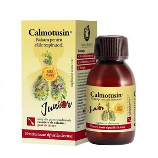 Calmotusin Junior Sirop Cirese X 100Ml Dacia Plant
