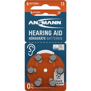 Ansmann Baterii ap. auditiv 1,4V, 6 buc 1 set
