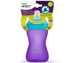 AVENT šolja sa mekim nastavkom 9m+ ljubičasta 300 ML | 8710103826316